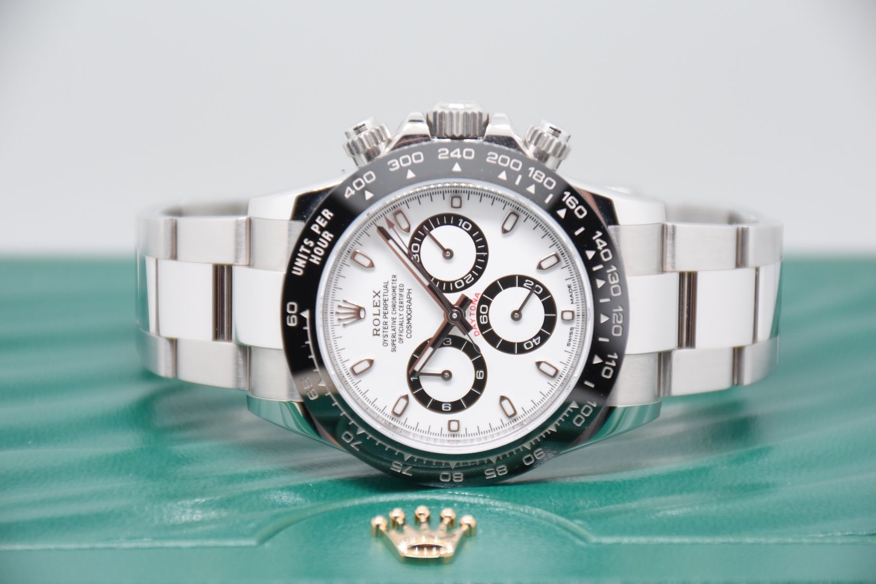 Rolex Orologi: Rolex Daytona Weiss Ref. 116500, Full-Set, 1. Hand – Usato da Zug venduto da eMDi_Collection