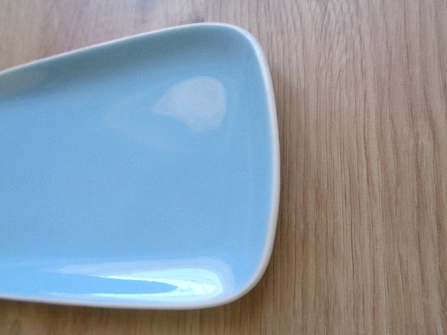 Rössler Piatti di portata: NEUWERTIG RÖSSLER BLAU HELLBLAU BUTTERPLATTE ORIGINAL 60 ER – Usato da Henggart venduto da linda666 2