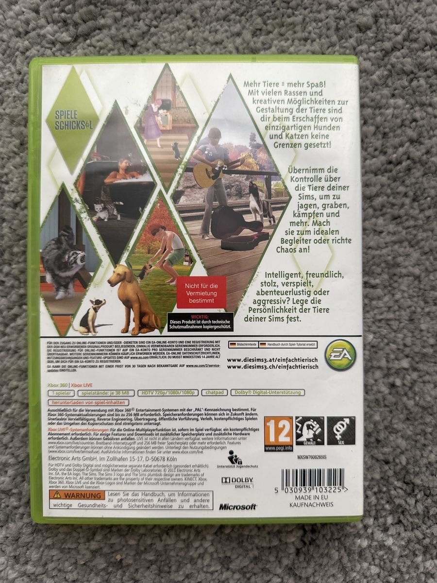 Giochi: Xbox 360 Spiel - Die Sims 3 Einfach Tierisch – Nuovo (secondo la descrizione) da Wangen SZ venduto da Jaay_Sky 1