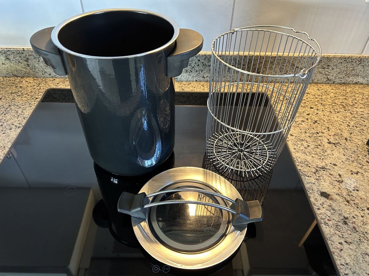 Pentole: Gebrauchter Silit Spargeltopf mit Gitter-Einsatz, Silargan – Usato da Beatenberg venduto da buy2you
