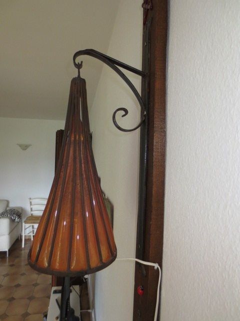 Lampen: Garten-Terrassenlampe aus Glas – Gebraucht aus Basel von Christallina 3