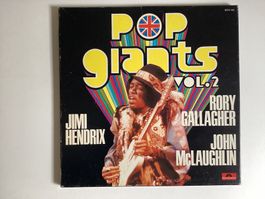 Pop Giants 3-LP - Box Hendrix, Gallagher, McLaughlin