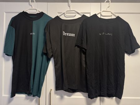 Schicke T-Shirts im Set, Grösse M/L