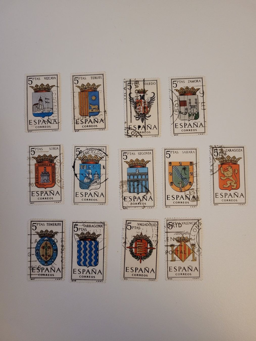Tous les timbres: Spanien Provinzwappen – D'occasion à Inwil par Flower2325