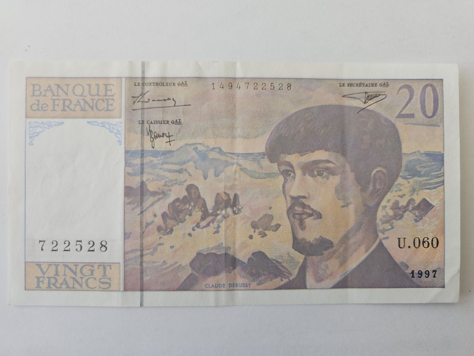 Banconote: France - 20 francs 1997 – Usato da Nidau venduto da Misterpix