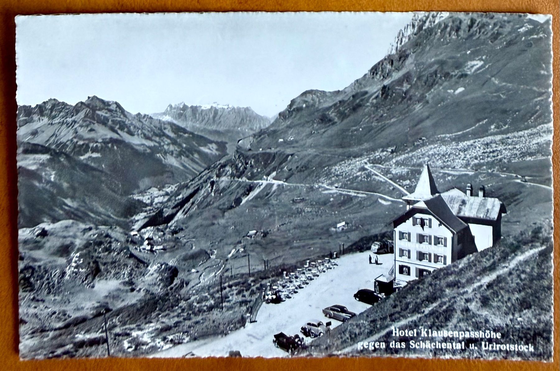 Cartoline postali: Klauser - Passhöhe  -Oldtimer 1950 – Usato da Lutry venduto da Ediego