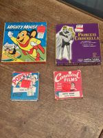 Vintage Films 8mm Popeye,Mighy Mickey,Cinderella,Betty Boop