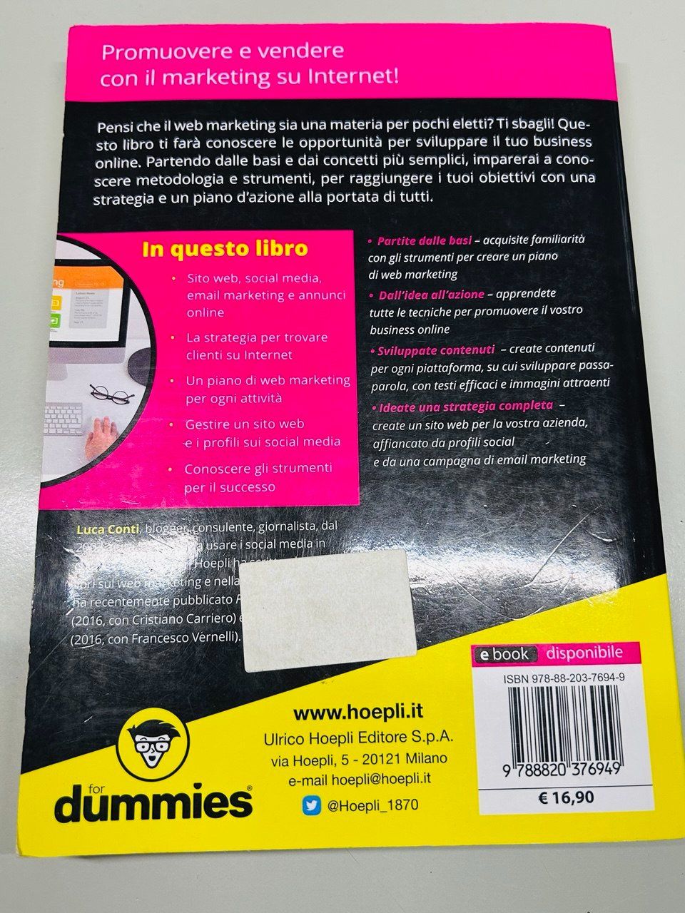 Libri: Web marketing for dummies – Usato da Giubiasco venduto da LorisVale 1