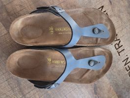 Birkenstock Zehentrenner Gizeh grau Grösse 39 