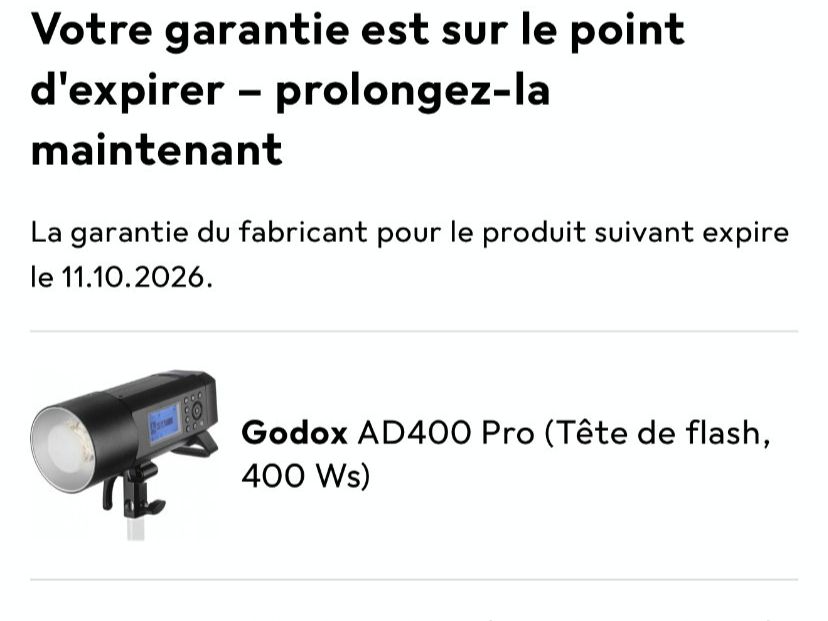 Godox Blitze: GODOX AD400 PRO + GODOX XPRO II – Gebraucht aus vevey von seize87 6