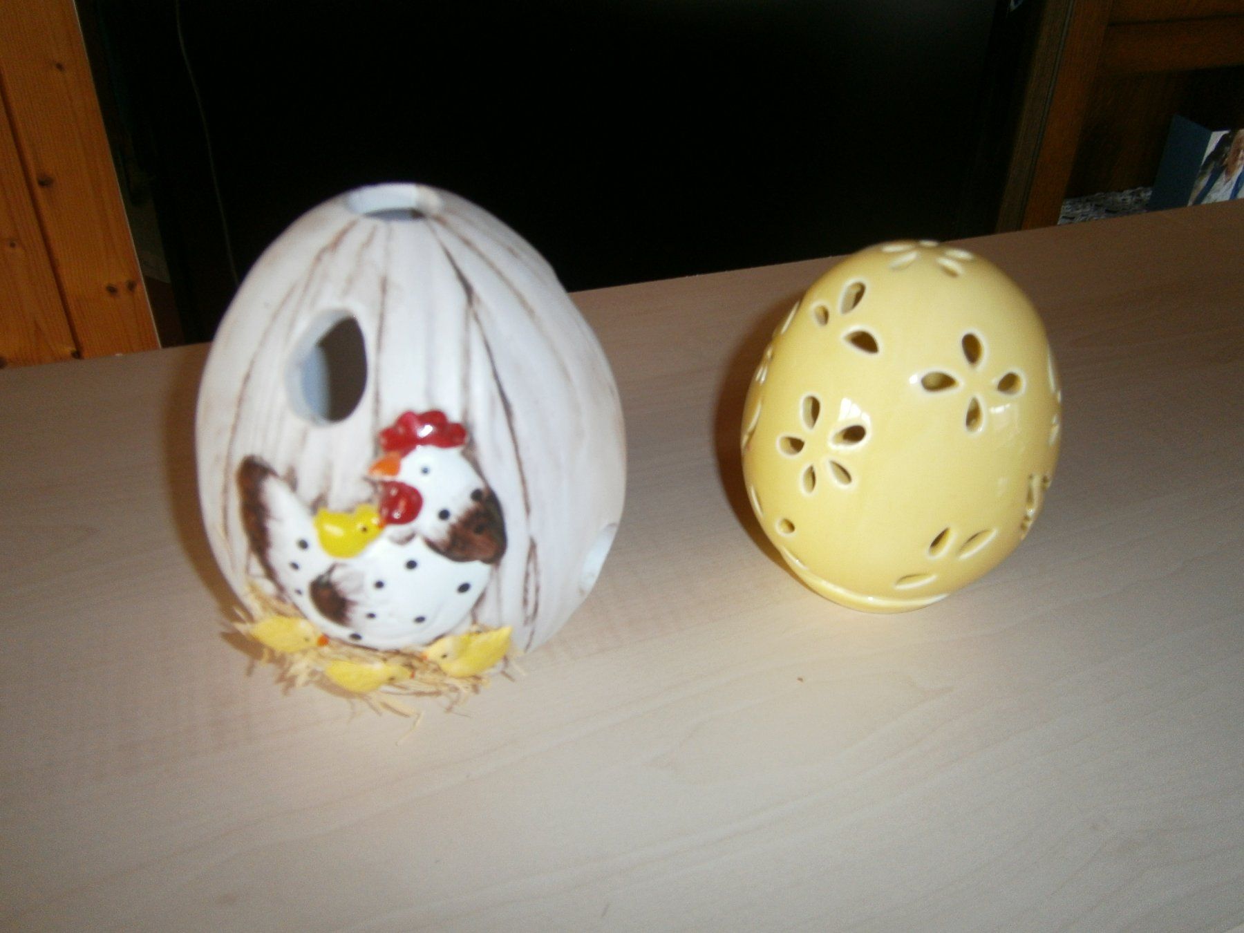 Tutte le decorazioni: Osterdeko Eier, Keramik, Huhn und Küken – Usato da Schwarzenburg venduto da lore09