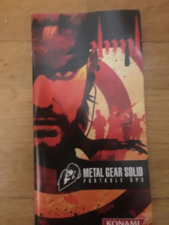 PSP Metal Gear Solid Portable Ops – PAL – Très Bon état – Cocomarinette