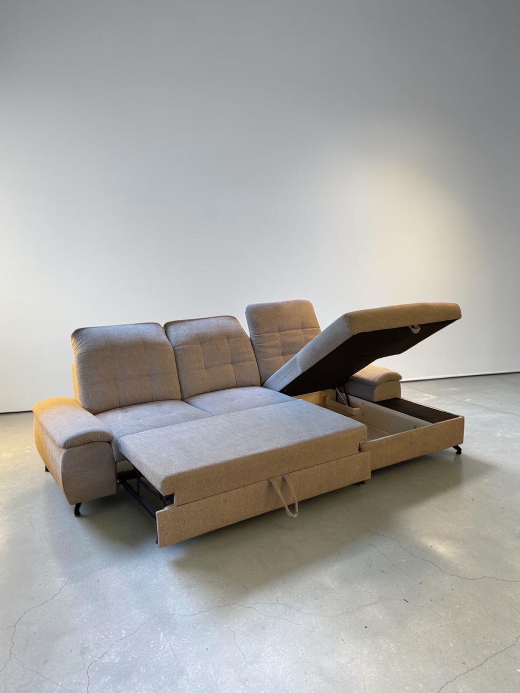 Divani: Ecksofa Grau mit Schlaffunktion Und Stauraum – Usato da Fehraltorf venduto da Sofalab.swiss 6