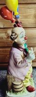 Deko-Figur Clown mit Luftballons akzeptabler Zustand