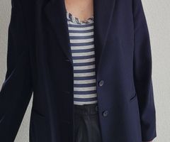 Marineblauer Blazer