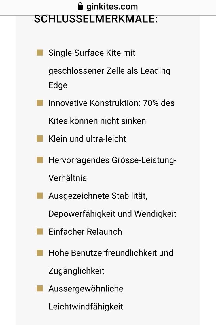 Gin Kiteboarding Aquilone: Kite Gin Marabou 12 – Usato da Zürich venduto da g00dbuy 7