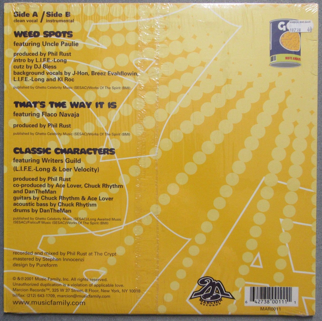 Dischi in vinile: Ace Lover - Weed Spots - Maxi Single ab CHF 2.00 – Usato da Auenstein venduto da Padabimbim 1