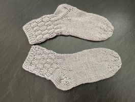 Handgestrickte Kindersocken Gr. 30/32 Fusslänge 18 cm