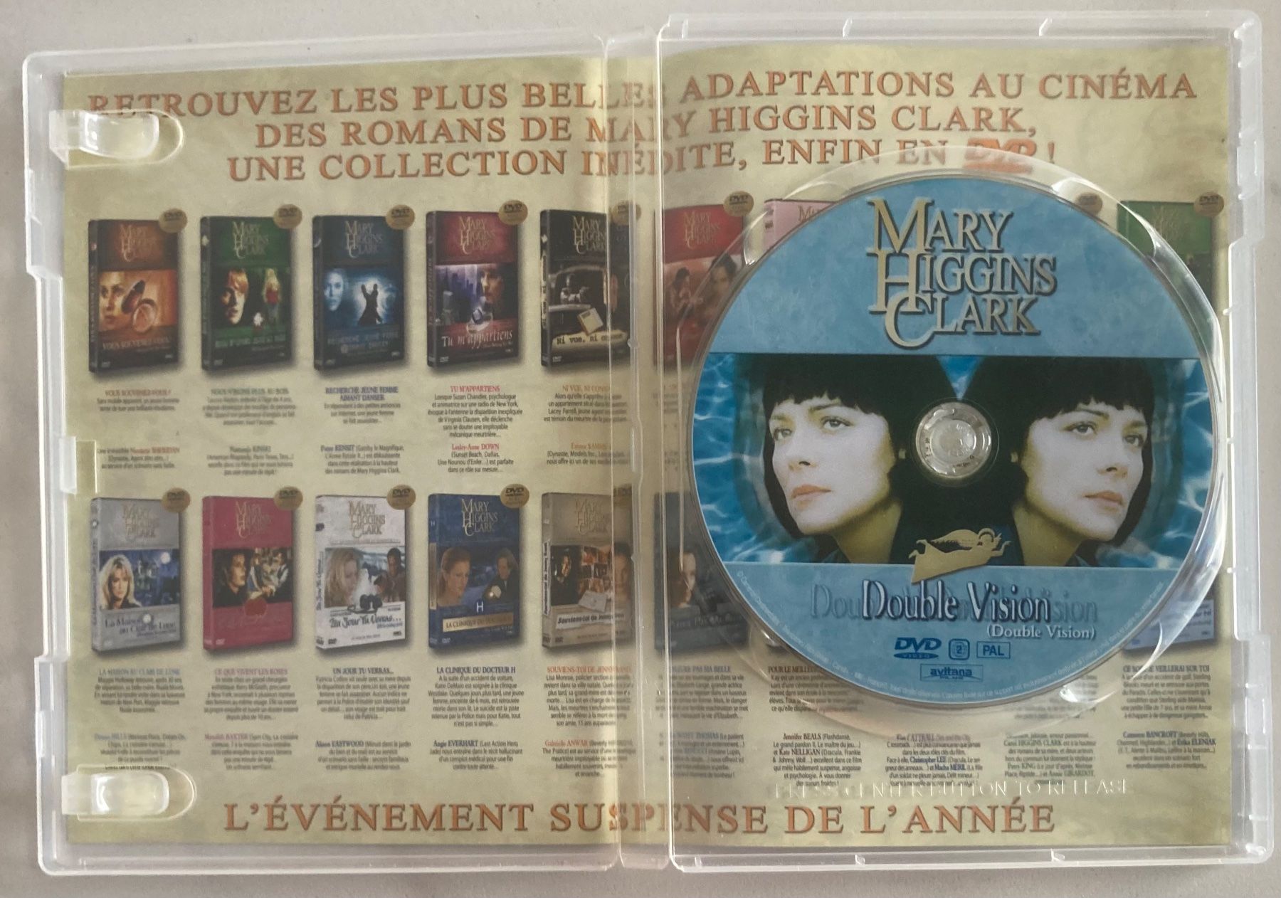 Tous les DVDs: MARY HIGGINS CLARK - DOUBLE VISION – D'occasion à Poliez-Pittet par Newtown-Records 2