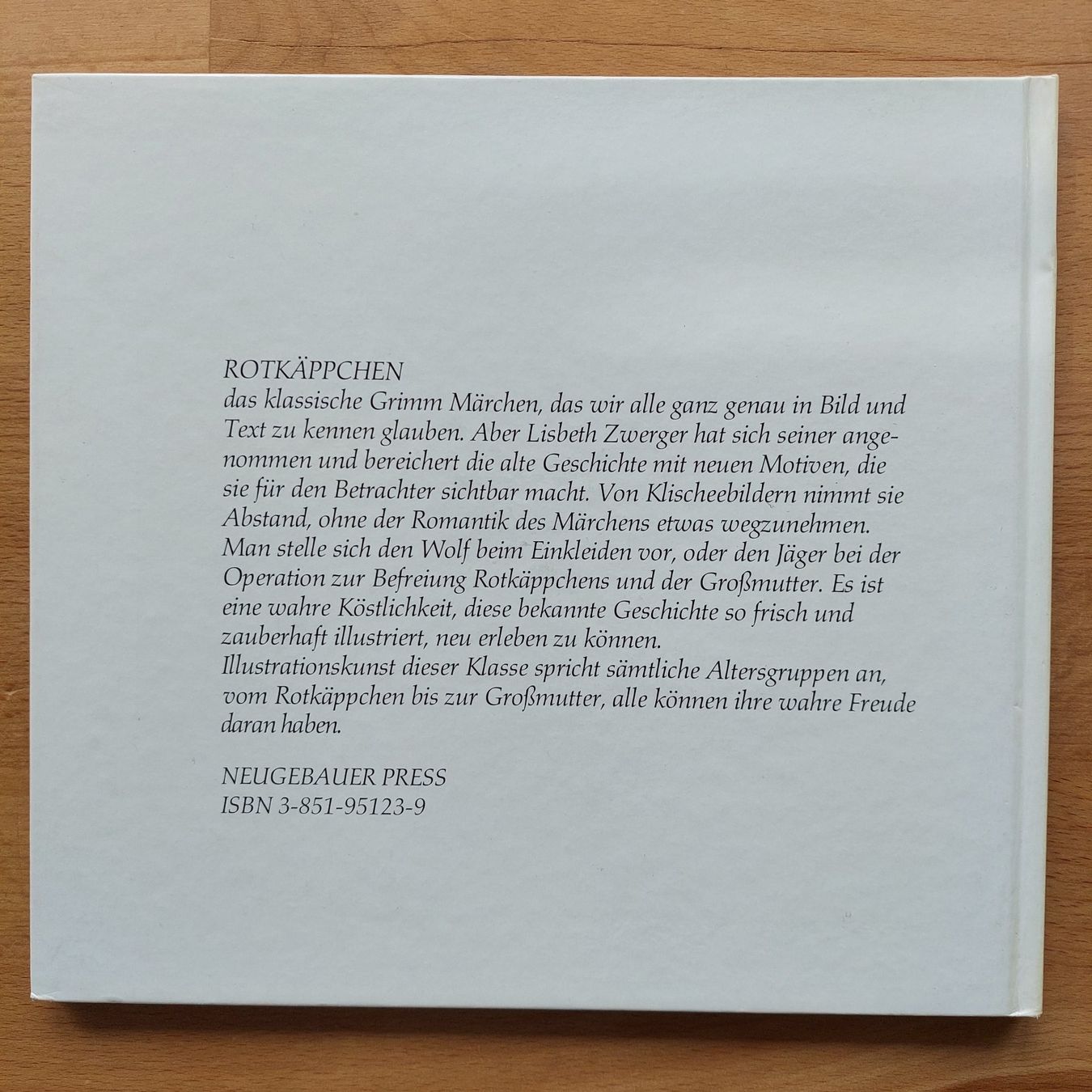 Libri: Brüder Grimm Rotkäppchen - Lisbeth Zwerger – Usato da Obfelden venduto da Foto_Bild_Kunst_Buch 9