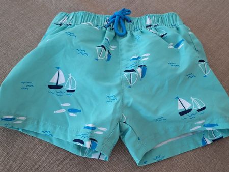 Badehose Gr. 68 Segelschiffli Motiv Sommer/Strand 🏖️ neu