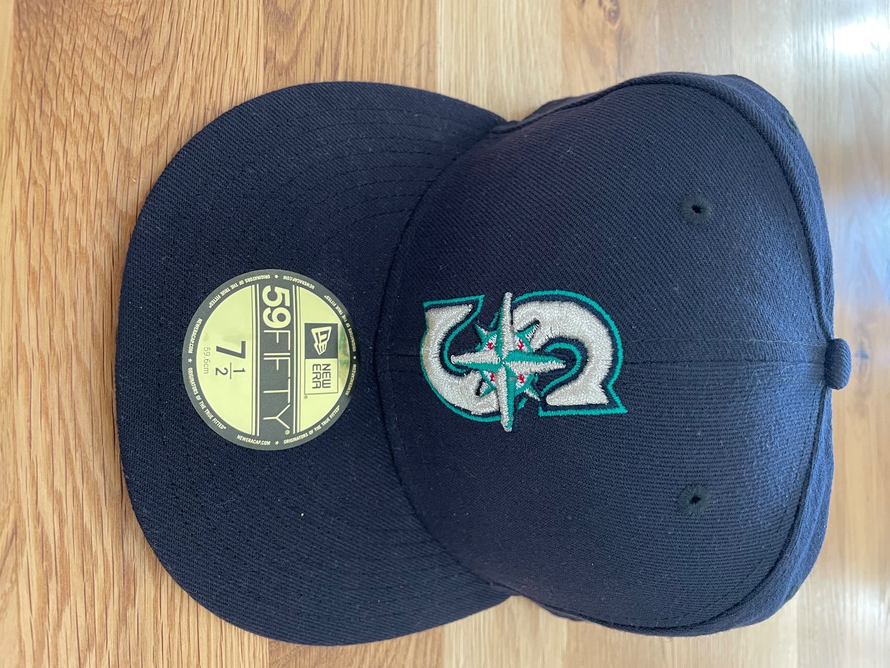 Copricapi, berretti & cappellini: Baseball Cap New Era 59FIFTY Seattle Mariners Grösse 7 1/2 – Nuovo e nell'imballaggio originale da Weisslingen venduto da Espenmoos79 3