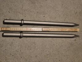Meisselspitzen Meissel 2stk. L 40cm 45mm Sechskant 19 mm