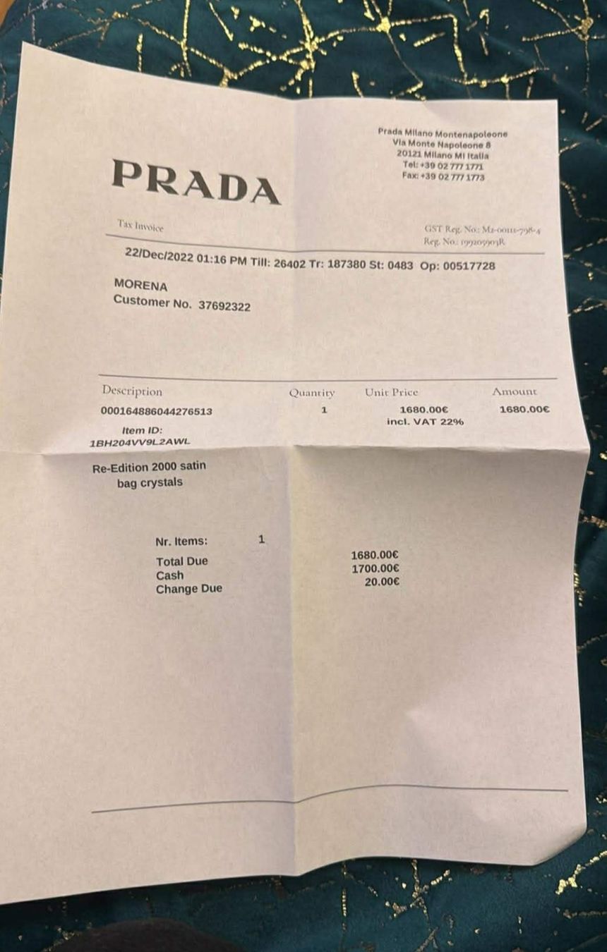 Prada Borse da donna: Prada sac à main à paillettes re-edition 2000 – Nuovo e nell'imballaggio originale da Delémont venduto da KIKI49 1
