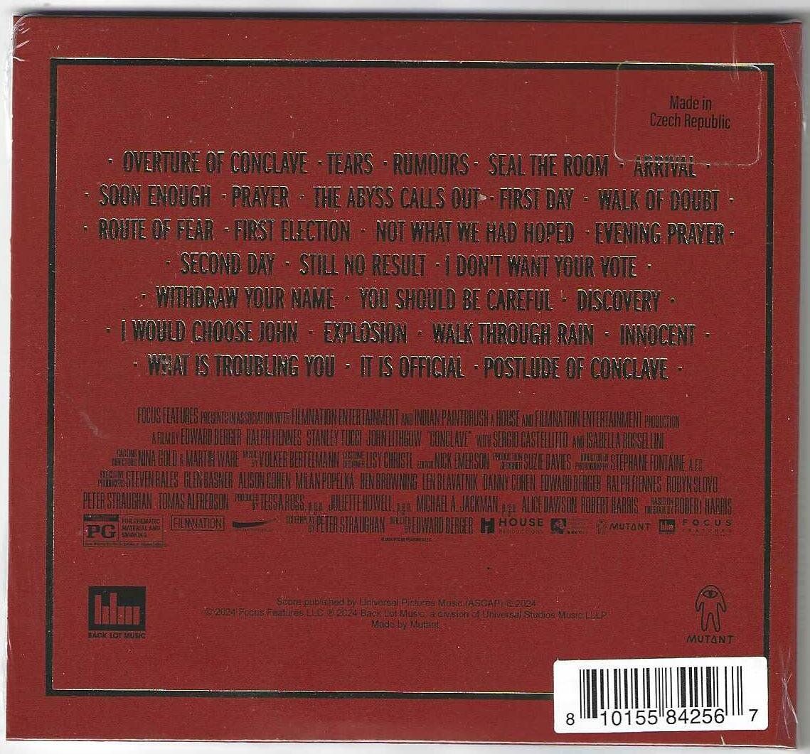 CD: Volker Bertelmann ‎– Conclave - Neue – Usato da Genève venduto da CDLPBookS 1