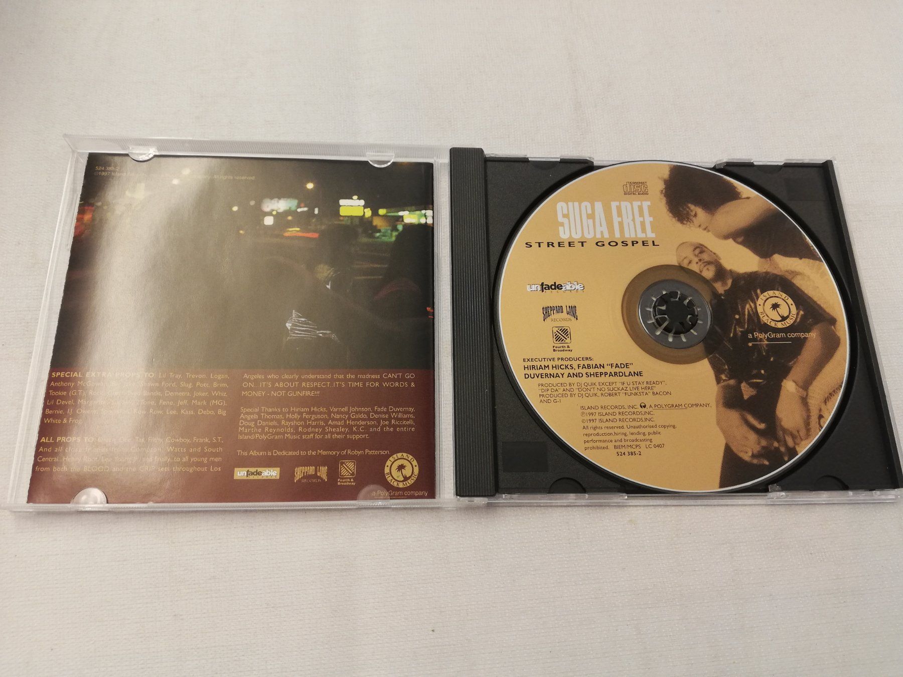 CDs: SUGA FREE - STREET GOSPEL – Gebraucht aus Bern von Vinylsound.ch 2