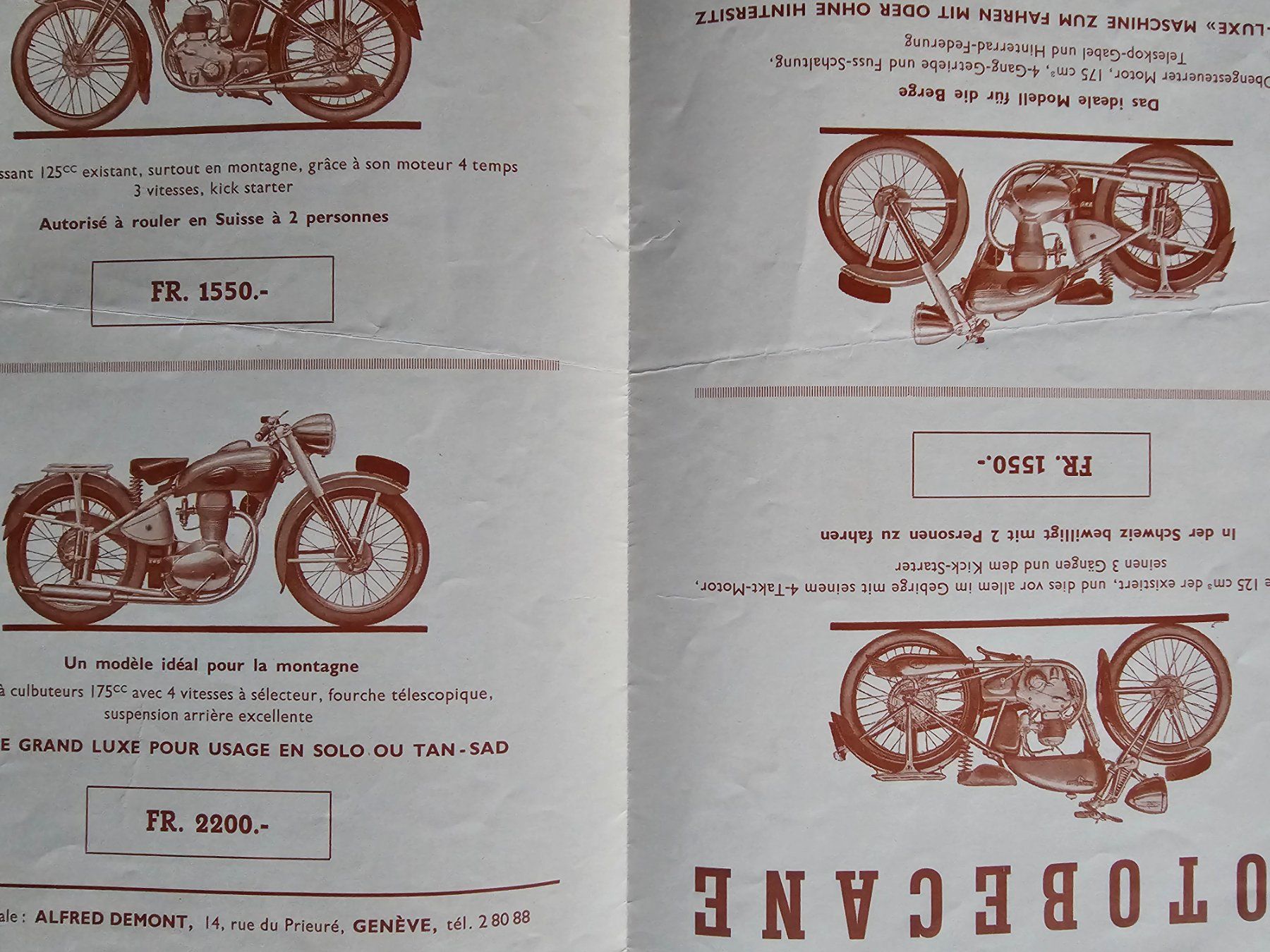 Documenti: Motobécane Prospekt – Usato da Stein AG venduto da Zantico 1