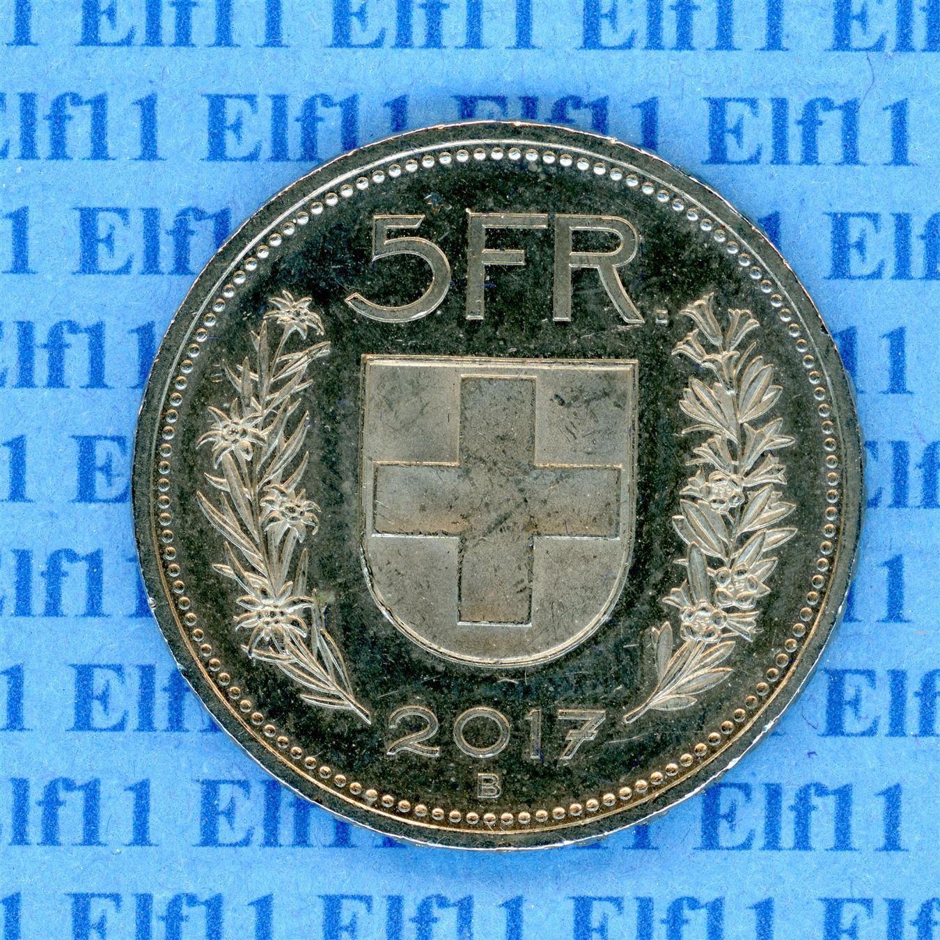 Tutti le monete: CHF___5.00 2017 -unz 5 Franken – Usato da Widnau venduto da Elf11