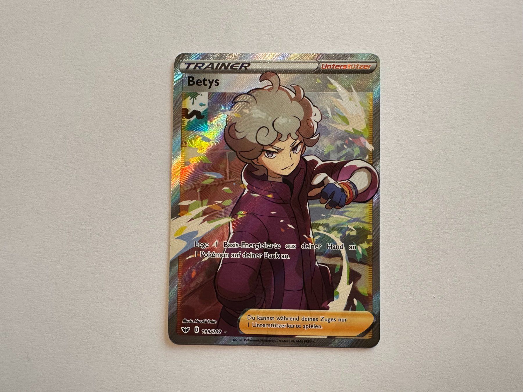 Pokémon Carte collezionabili: Betys Schwert & Schild Trainer Fullart DE – Usato da Hagendorn venduto da Pokecollectorch 1