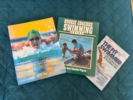 3 Schwimmbücher - Theorie, Workouts alle 3 in engl.