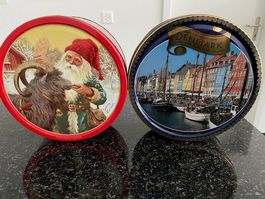 2 Keksdosen aus Blech