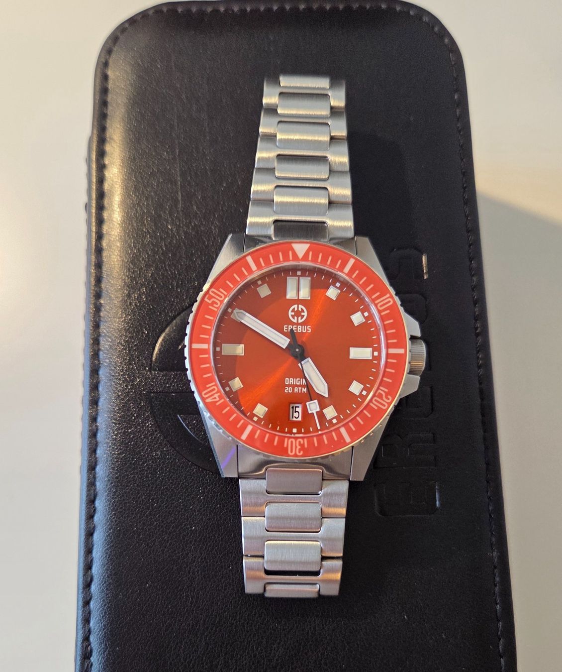 Orologi: Erebus Origin 38 Orange | neu – Nuovo e nell'imballaggio originale da Zürich venduto da Sommerlaune 2