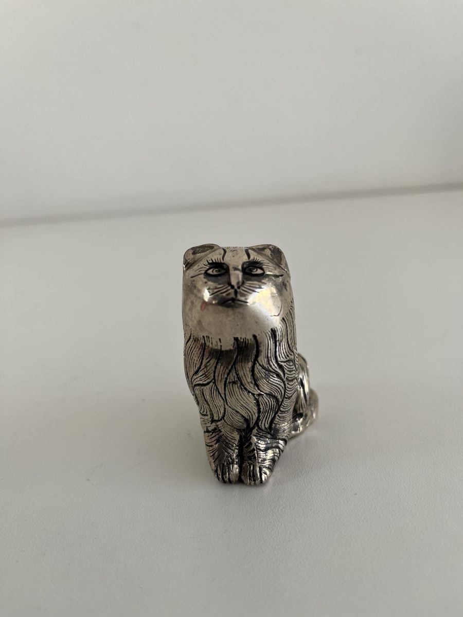 Statuette: Katze aus Aluminium – Usato da Wetzikon ZH venduto da seli03 2
