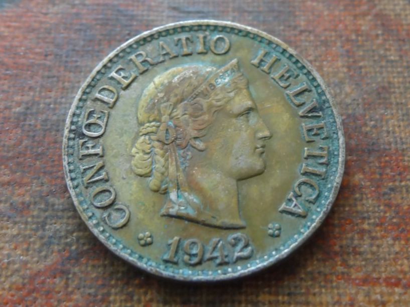 Tutti le monete: 10 Rp. 1942  (B) – Usato da Romanel-sur-Lausanne venduto da Swift13