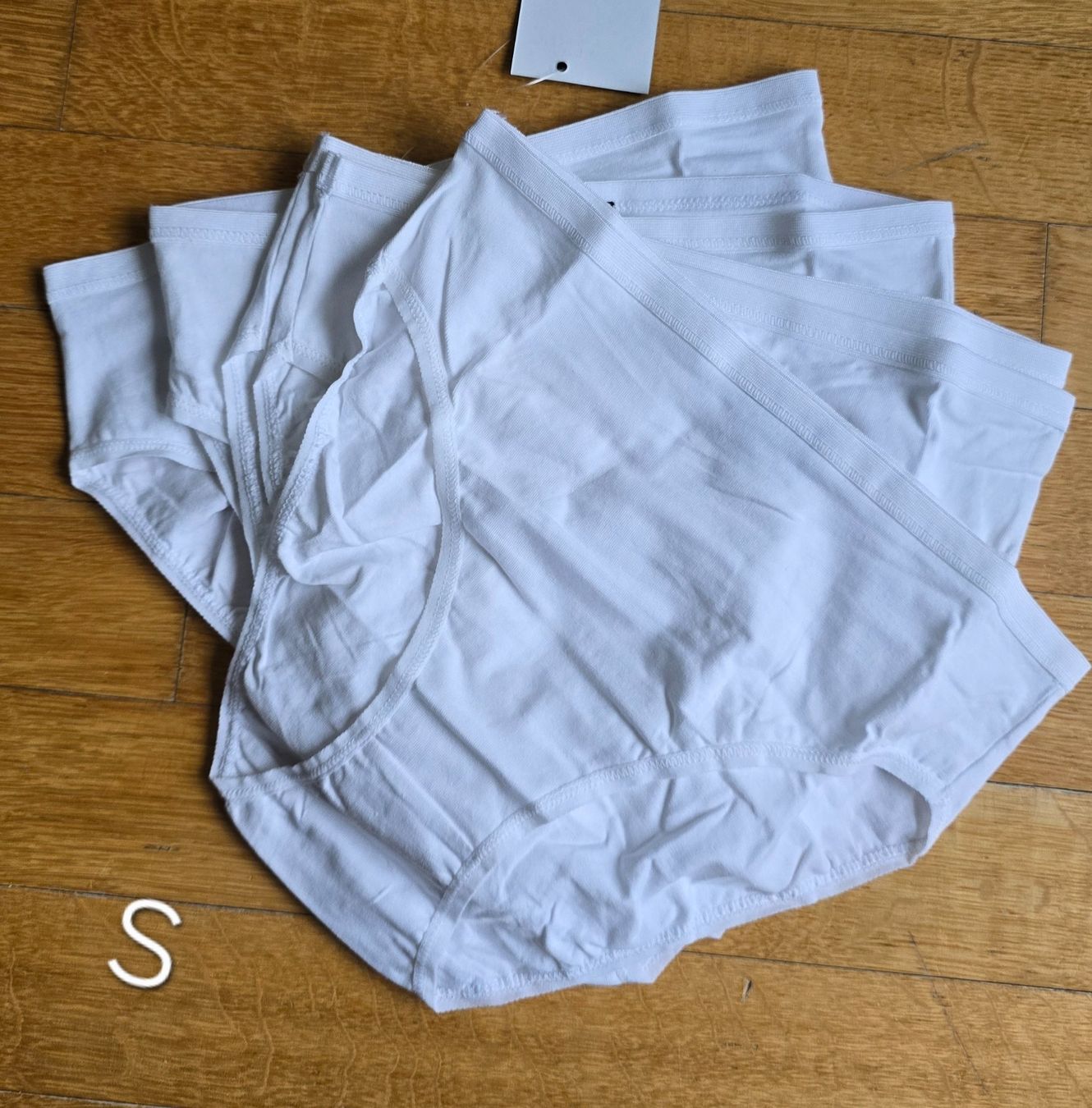 Altra biancheria intima: Weisse Baumwollslips, neu, Grösse S, 5er Pack – Nuovo e nell'imballaggio originale da Meggen venduto da everydaysale
