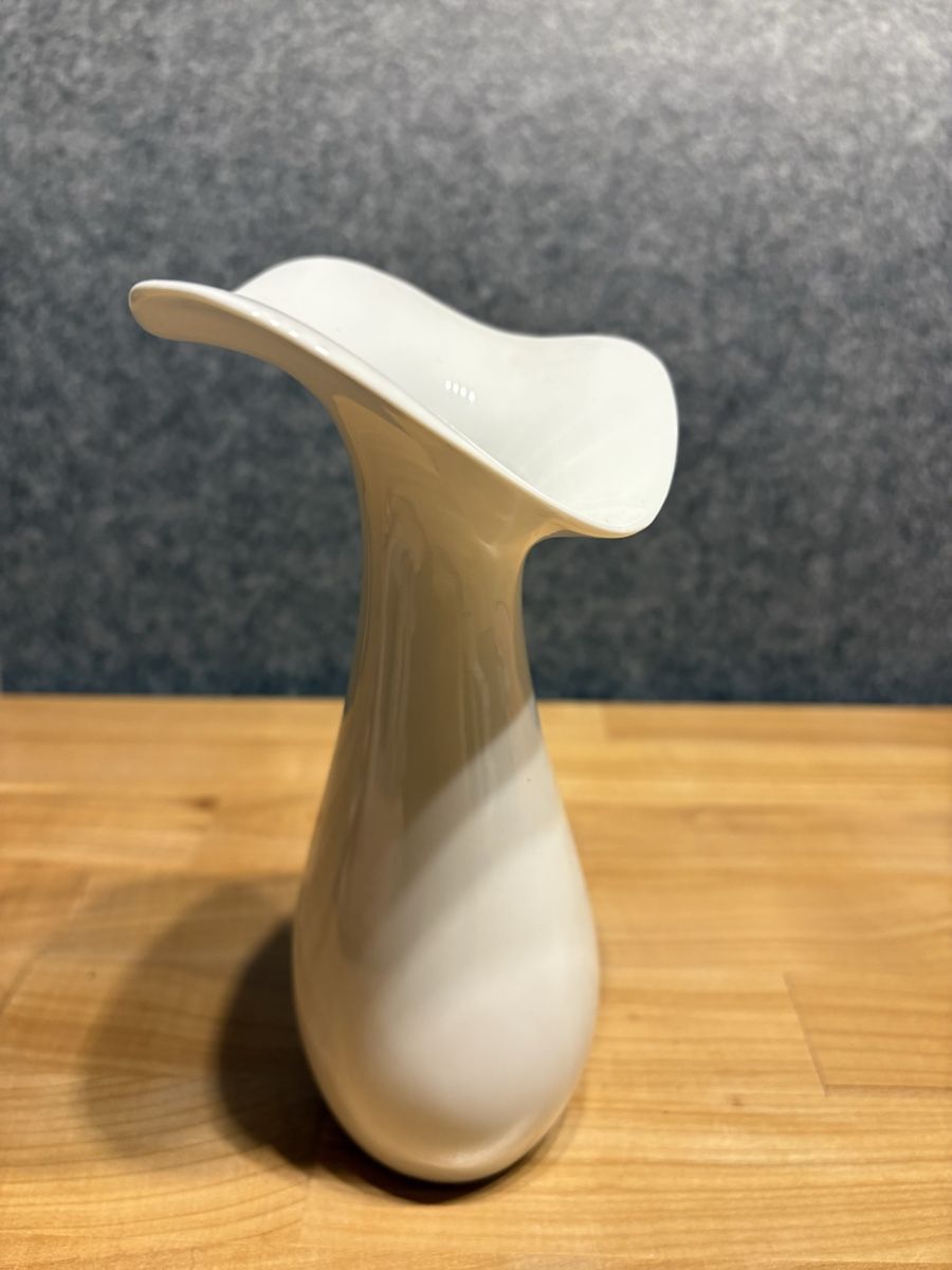 Vasi & Recipienti: Blumenvase Keramik weiss – Nuovo (secondo la descrizione) da Rümlang venduto da euqinom16 3