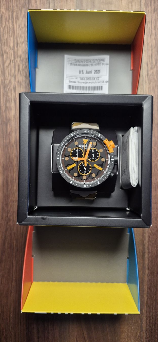 Swatch Orologi: Swatch Big Bold Chrono EscapeDesert – Nuovo (secondo la descrizione) da Dornach venduto da Signs0 1
