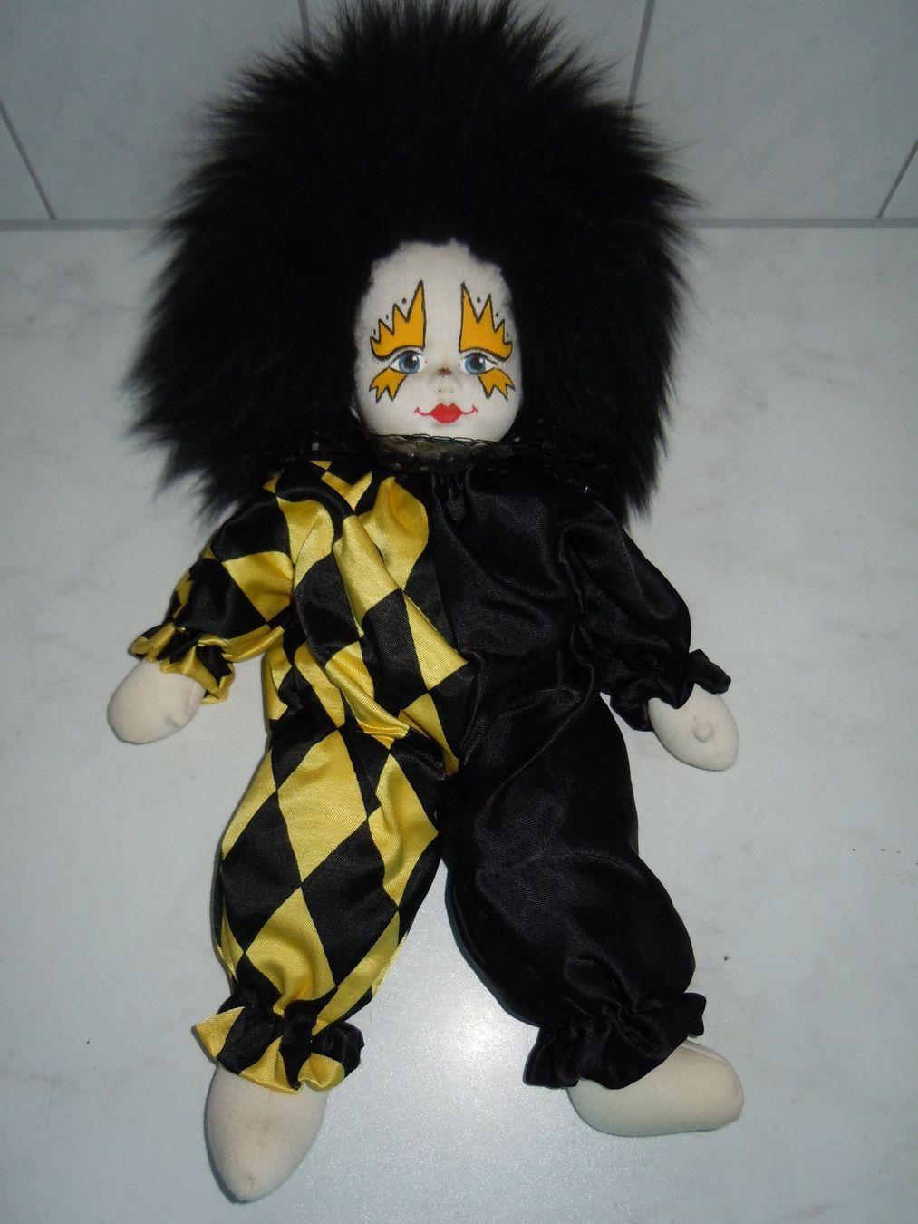 Bambole: Clown Schwarz/gelb – Usato da Luzern venduto da Baumli1 2