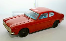 VINTAGE SELTEN GROSSER BLECH POLIZEI FORD CAPRI GANZ METALL