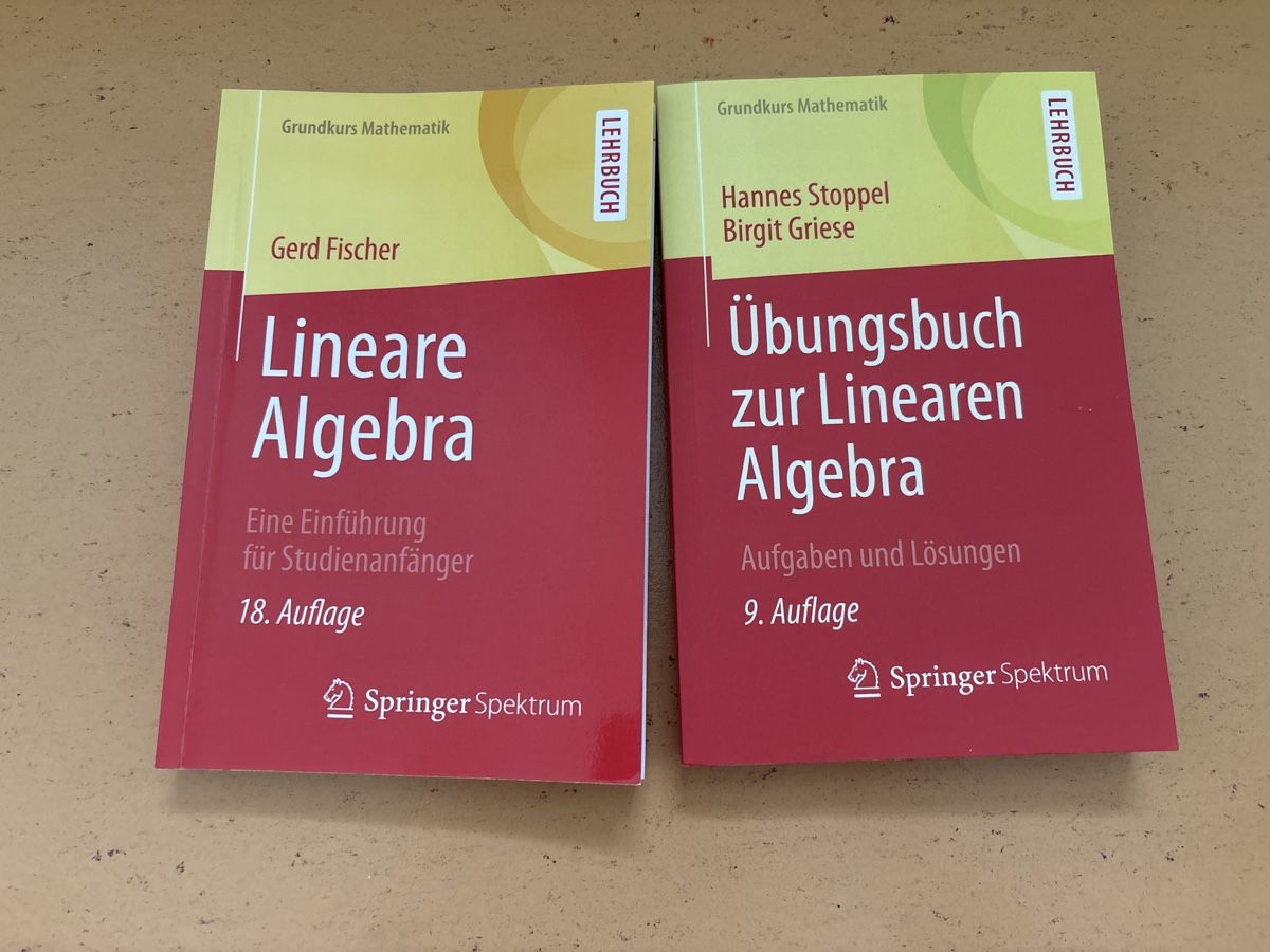 Libri: Lineare Algebra + Übungsbuch – Nuovo (secondo la descrizione) da Zürich venduto da del_gdm2