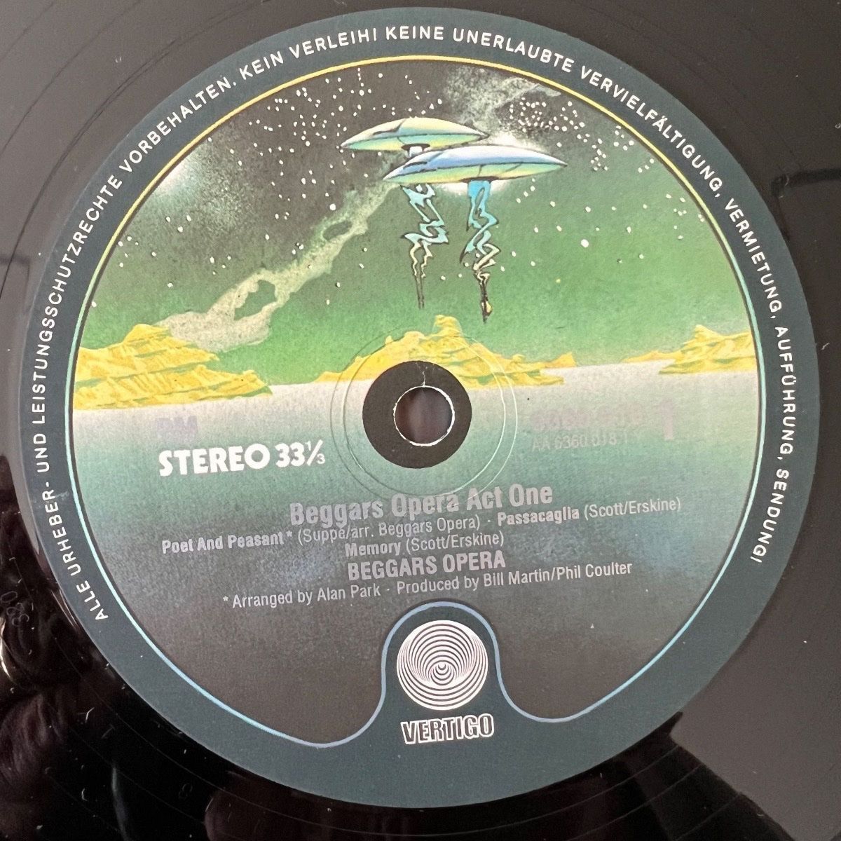 Dischi in vinile: Beggars Opera - Act One / 2. D-Press. 197? - TOP – Usato da Gais venduto da soundcave57 3