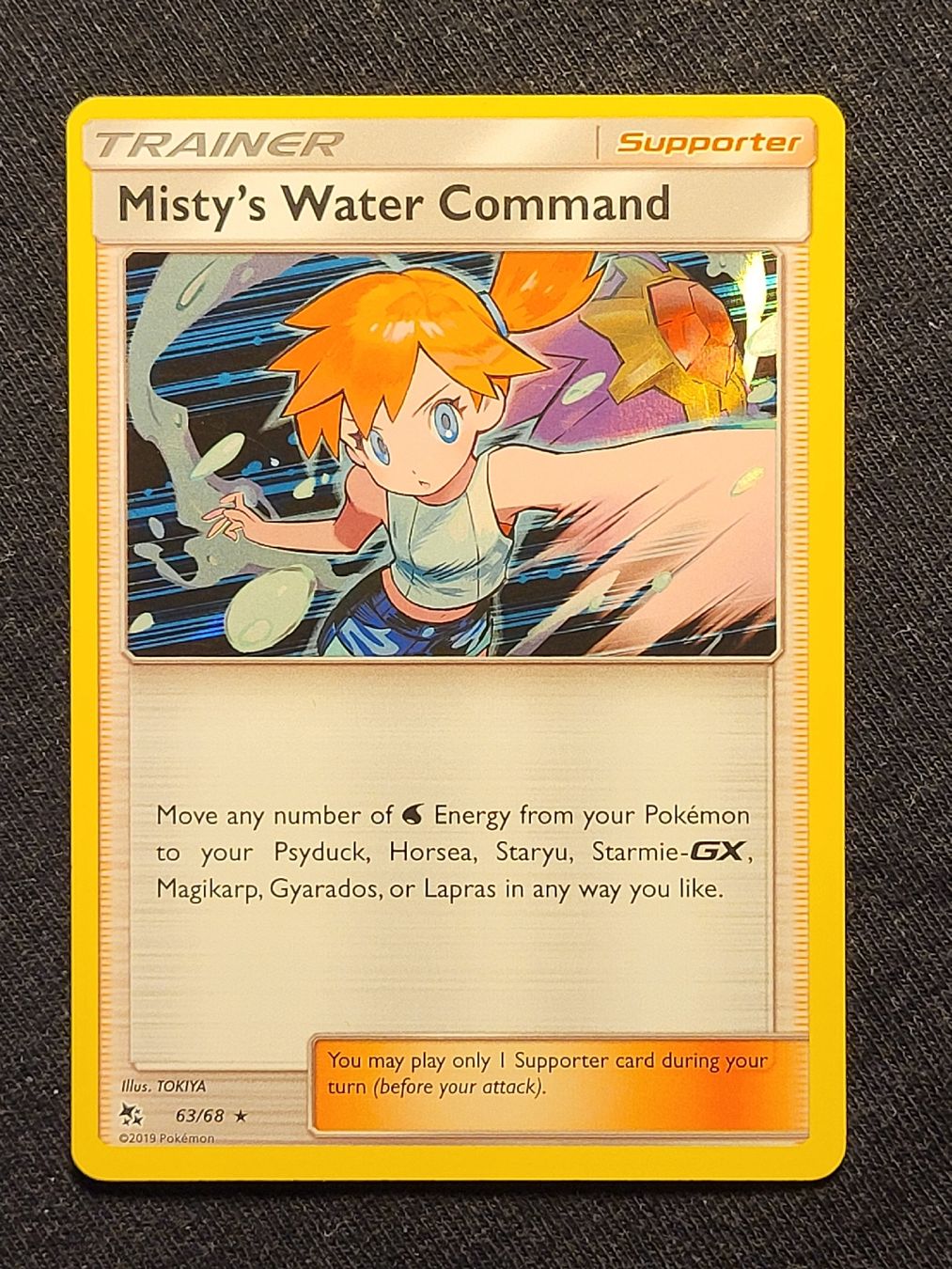 Pokémon Carte collezionabili: 🇬🇧 Misty's Water Command 63/68 – Usato da Grindelwald venduto da lego9