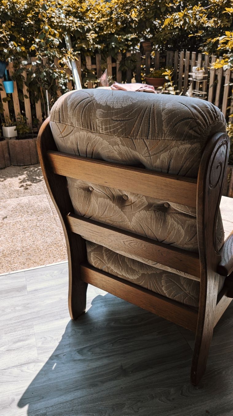 Poltrone: Deux fauteuils vintage en bois – Usato da Sion venduto da ale_6cth 1