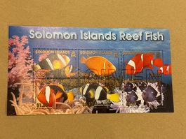 Solomon Islands Briefmarken Fische 🐠 Specimen 🐟🐠🐟🐠🐟