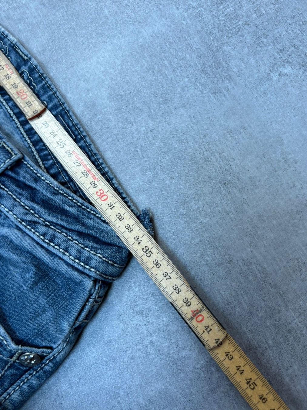 Jeans: Miss Me Bootcut Flared Jeans - Grösse S/26 – Usato da Werdenberg venduto da hase.vintage 7