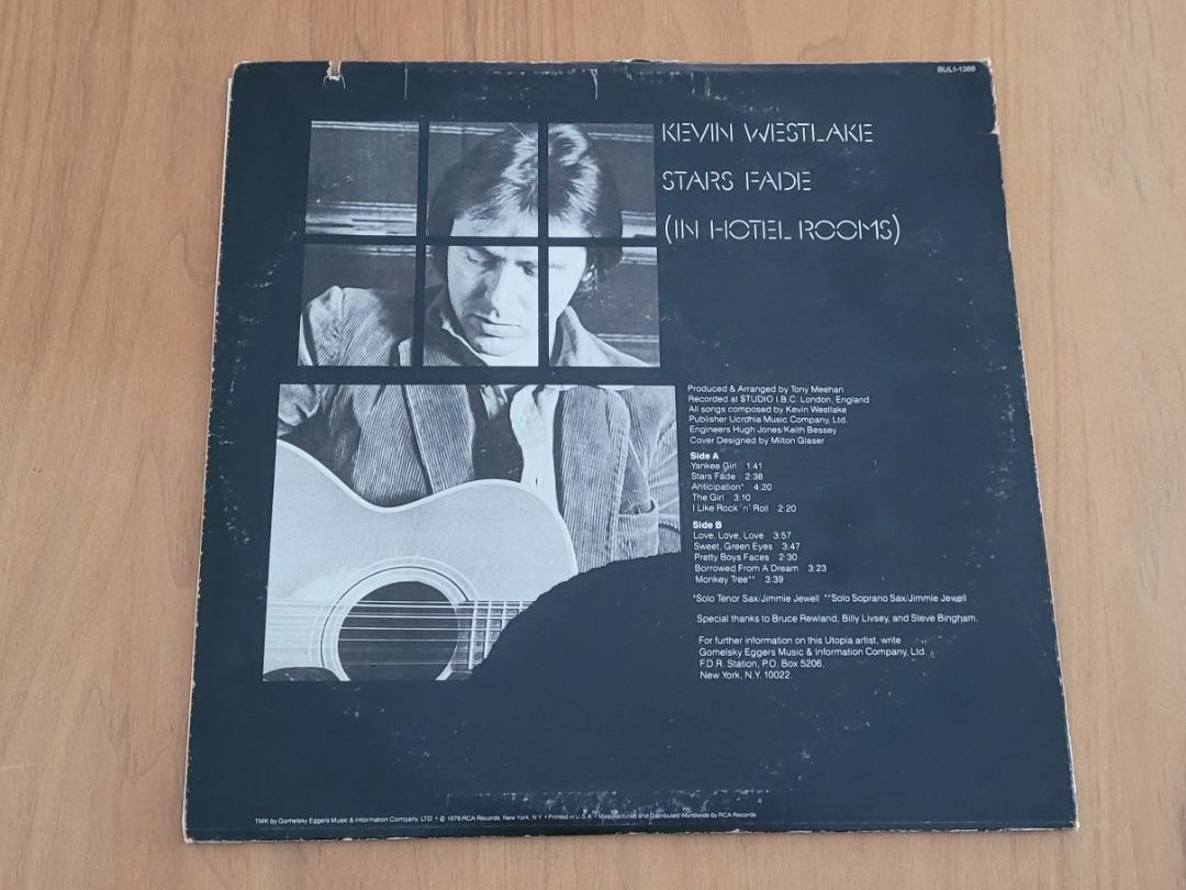 Dischi in vinile: LP  Kevin Westlake – Usato da Martigny venduto da MZ-67 1